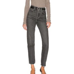 NWT Agolde 90s Pinch Waist High Rise Straight Leg Jeans in Underground